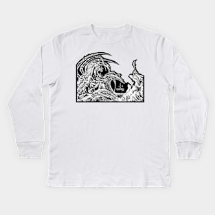 Call of The Trident Kids Long Sleeve T-Shirt